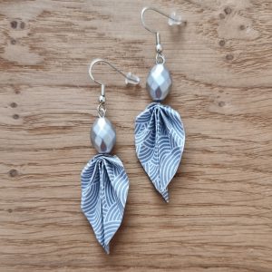 Boucles d’oreilles « feuille »